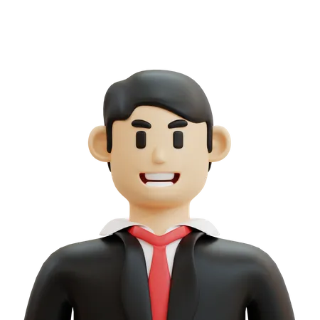 Male Businessman  3D Icon