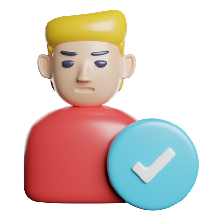 남성 후보  3D Icon
