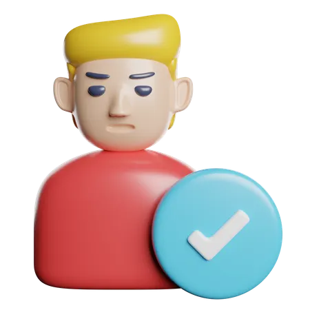 남성 후보  3D Icon