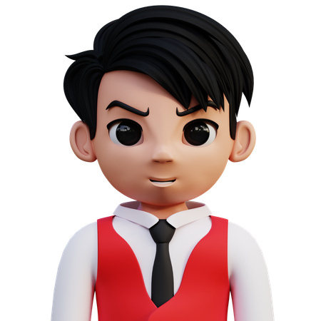 Male Cashier  3D Icon