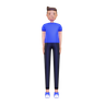 free 3d standing character 