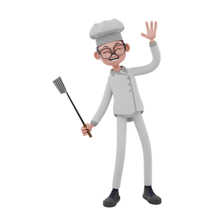 Male Chef  3D Illustration