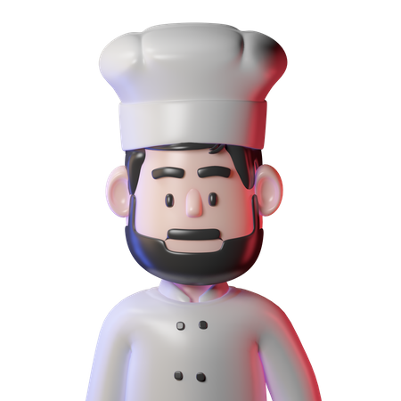 Male Chef  3D Icon