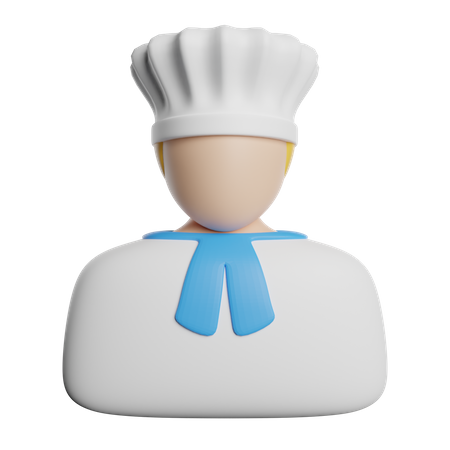 Male Chef  3D Icon