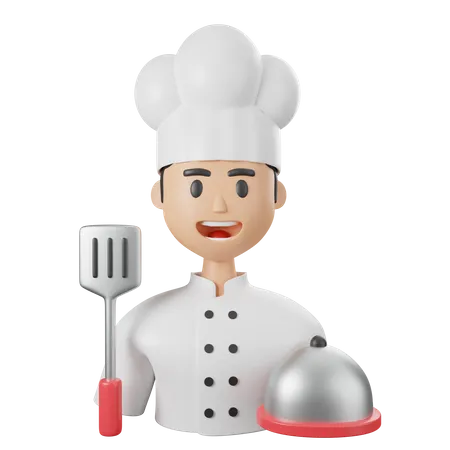 Male Chef  3D Icon