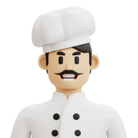 Male Chef  3D Icon