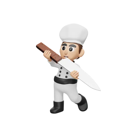 Male Chef  3D Illustration