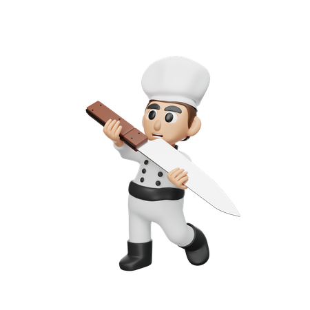 Male Chef 3D Illustration