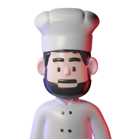 Male Chef 3D Icon