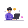 male executive emoji 3d