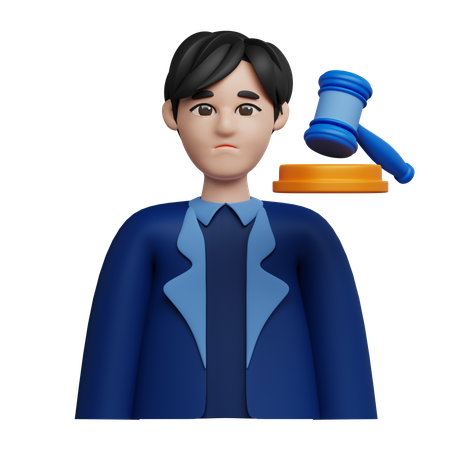 Male Defendant  3D Icon