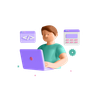 male developer emoji 3d