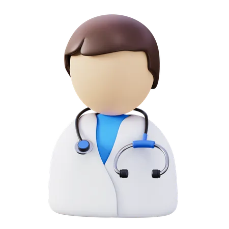 Male Doctor  3D Icon