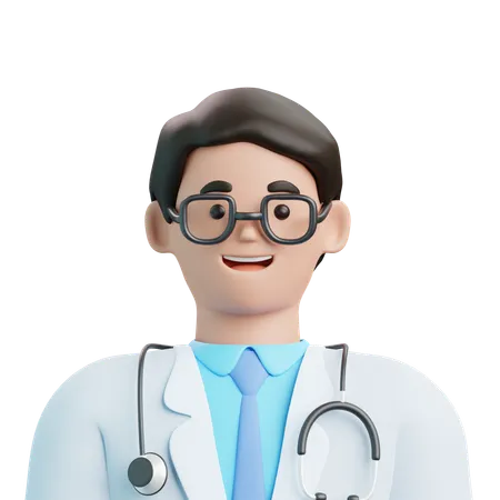 Male Doctor  3D Icon
