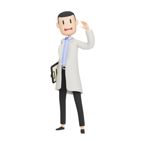 Male Doctor  3D Icon