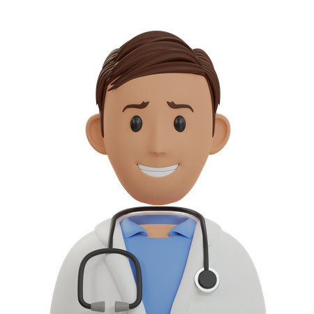 Male Doctor  3D Icon