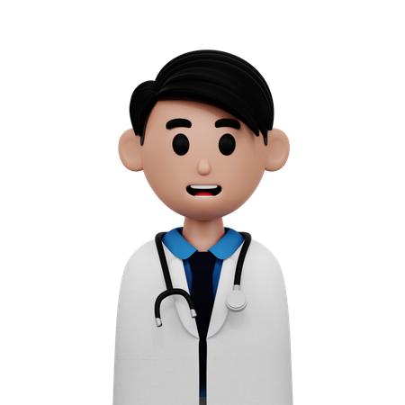 Male Doctor  3D Icon