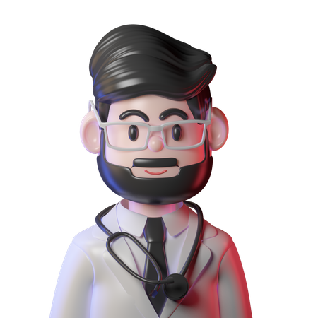 Male Doctor  3D Icon