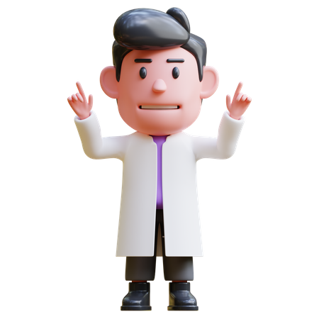 Male Doctor  3D Illustration