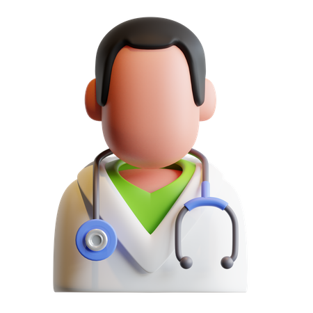 Male Doctor  3D Illustration