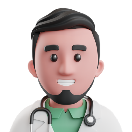 Male Doctor  3D Illustration