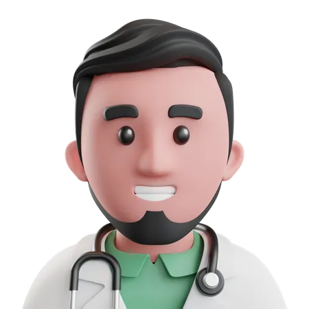 Male Doctor  3D Illustration
