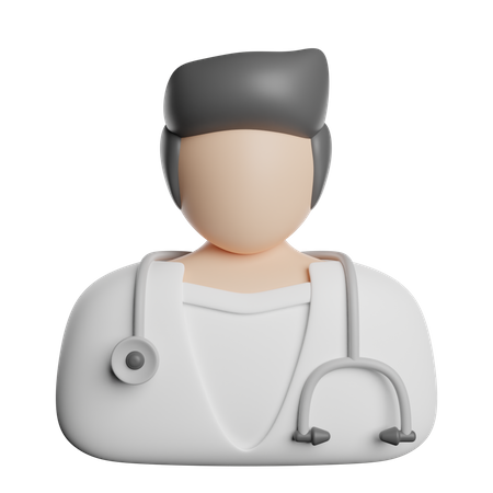 Male Doctor 3D Icon