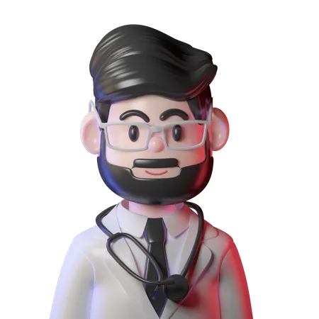 Male Doctor 3D Icon