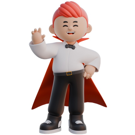 Male Dracula Costume  3D Icon