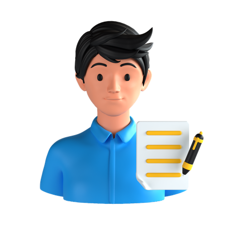 Male Editor  3D Icon