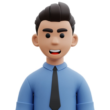 Male Employee  3D Icon