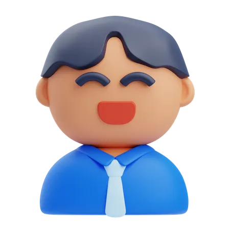 Male Employee  3D Icon