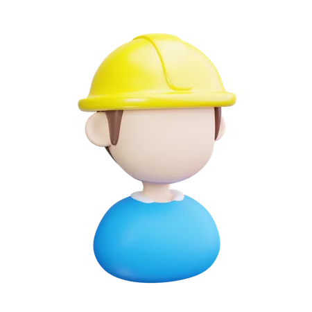 Male Engineer  3D Icon