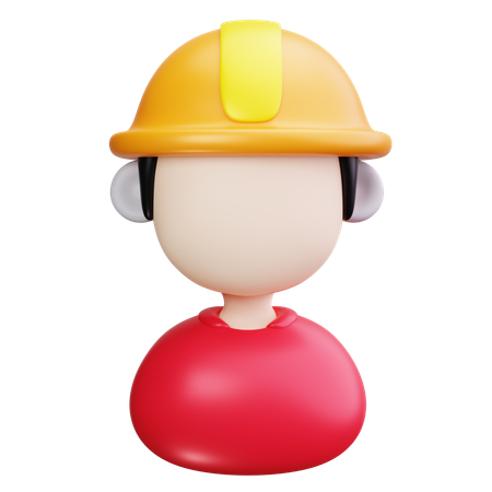 Male Engineer  3D Icon