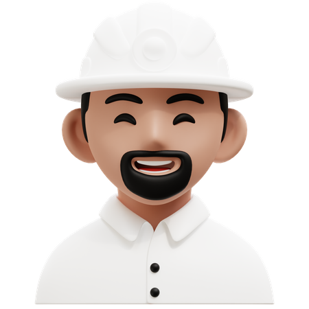 Male Engineer  3D Icon