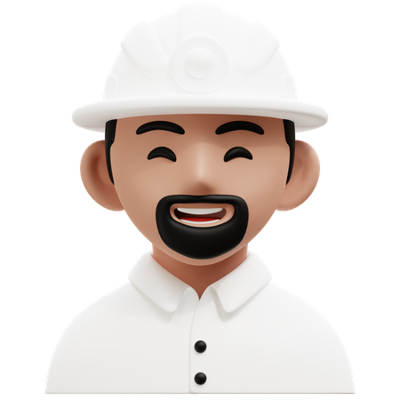 Male Engineer 3D Icon