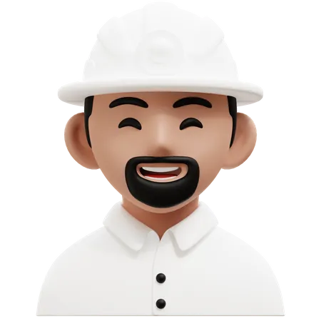 Male Engineer 3D Icon