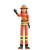 Male firefighter