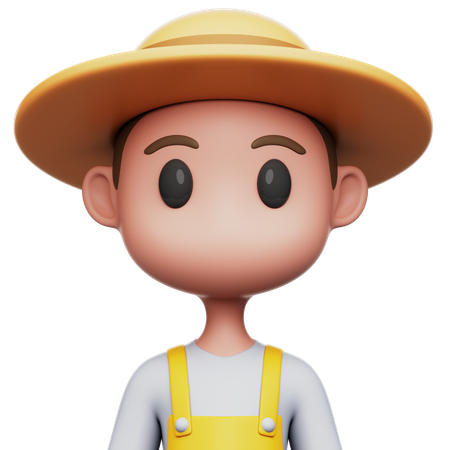 Male Gardener  3D Icon