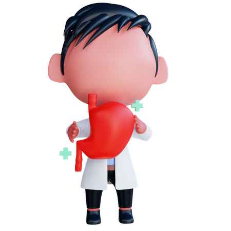 Male Gastroenterologist  3D Icon