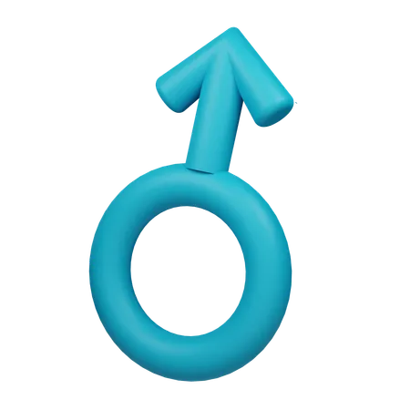 Male Gender  3D Icon