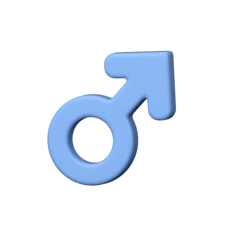 Male Gender  3D Icon