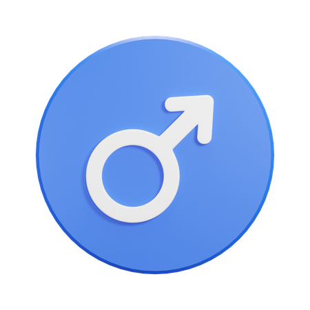 Male Gender  3D Icon