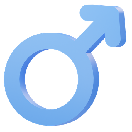 Male Gender  3D Icon