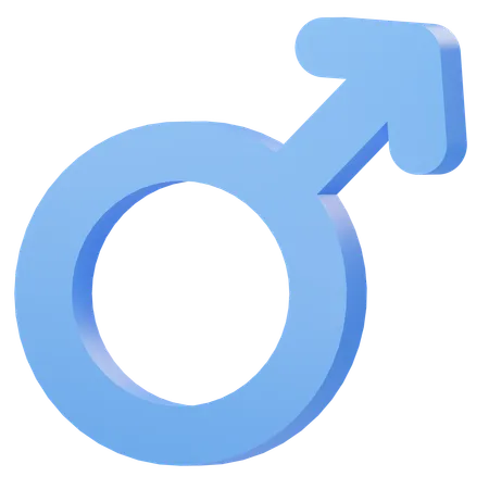 Male Gender  3D Icon