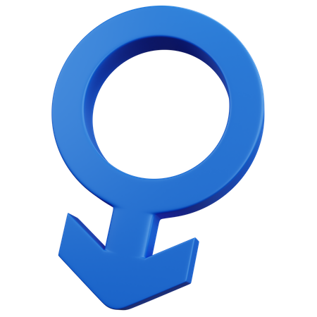 Male Gender  3D Icon