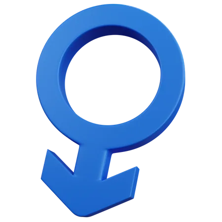 Male Gender  3D Icon