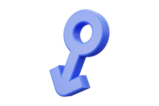 Male Gender  3D Icon