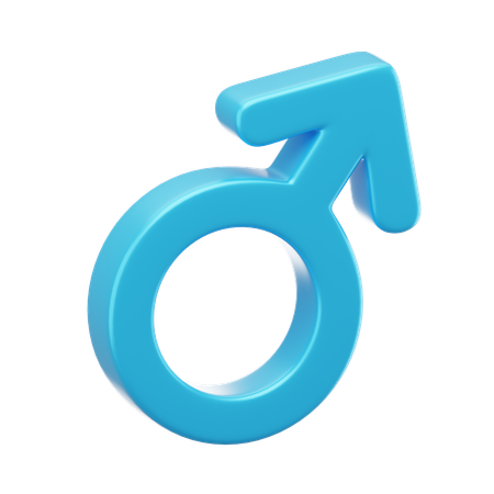 Male Gender  3D Icon