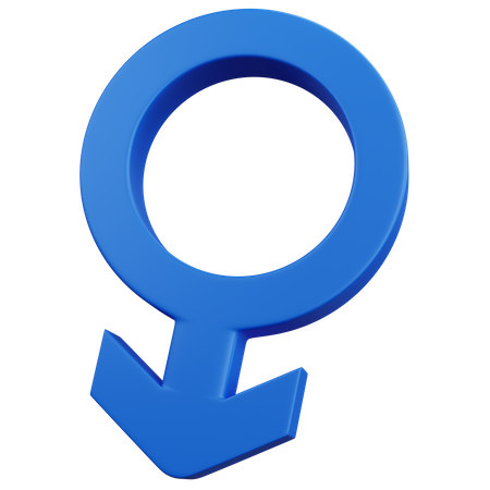Male Gender 3D Icon
